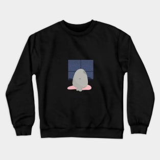 Tutu the Seal - A seal and a starry night sky - Seal Doodles Collection Crewneck Sweatshirt